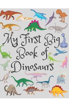 Coperta cărții 'My First Big Book Of Dinosaurs: Spot the Difference Dinosaur, Count The Dinosaurs, The Little Christmas Dinosaurs,'