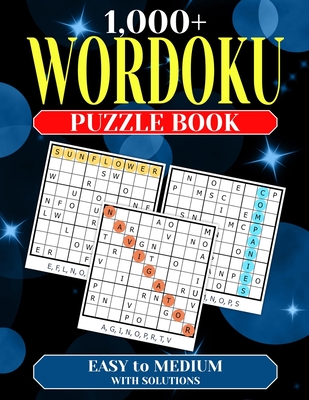 1,000+ Wordoku Puzzle Book for Adults: Word-based Sudoku Puzzles with a secret 9-letter word. - Amber Darley