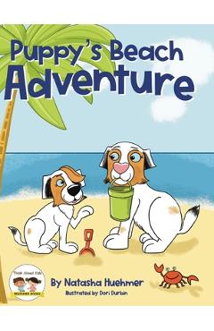 Coperta cărții 'Puppy's Beach Adventure - Natasha Huehmer'