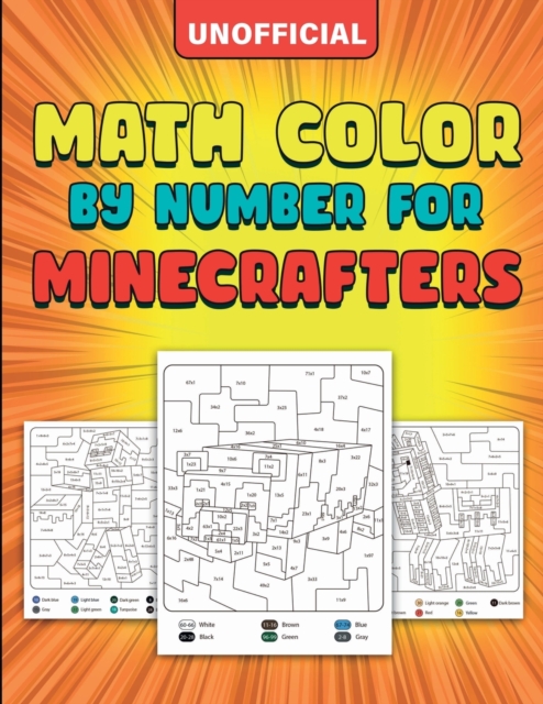 Math Color By Number For Minecrafters - Craftland Publishing
