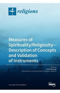 Coperta cărții 'Measures of Spirituality/Religiosity- Description of Concepts and Validation of Instruments - Arndt Büssing'