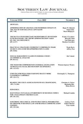 Southern Law Journal Vol. 32 - Diane Brown