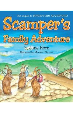 Coperta cărții 'Scamper's Family Adventure - Jane Korn'