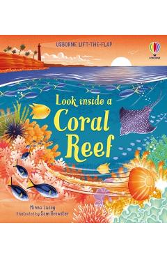 Coperta cărții 'Look Inside a Coral Reef - Minna Lacey'