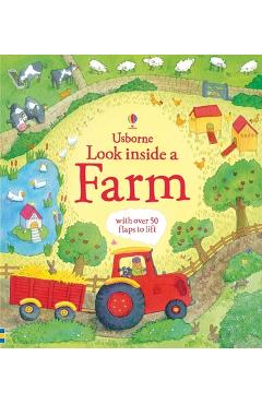 Coperta cărții 'Look Inside a Farm - Emily Bone'