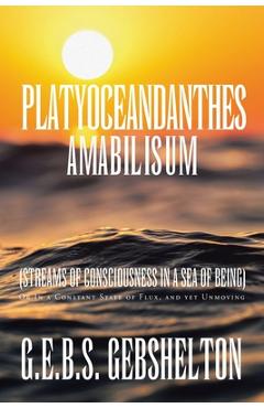 Coperta cărții 'Platyoceandanthes amabilisum (Streams of Consciousness in a Sea of Being): Or In a Constant State of Flux, and yet'