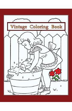 Poza produsului Vintage Coloring Book: Vintage drawings from 1944 - Doris Lane Butler