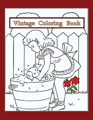 Vintage Coloring Book: Vintage drawings from 1944 - Doris Lane Butler
