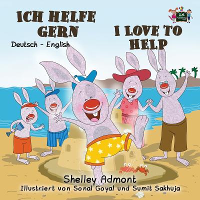 Coperta cărții 'Ich helfe gern-I Love to Help: German English Bilingual Edition - Shelley Admont'