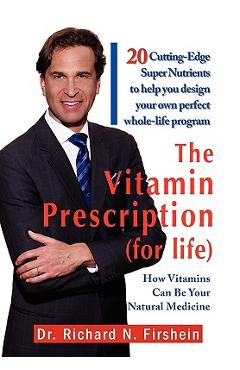 Coperta cărții 'The Vitamin Prescription (for life) - Richard N. Firshein'