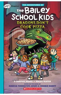 Poza produsului Dragons Don't Cook Pizza: A Graphix Chapters Book (the Adventures of the Bailey School Kids #4) - Marcia Thornton Jones