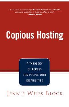 Coperta cărții 'Copious Hosting - Jennie Weiss Block'