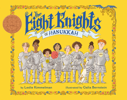 Coperta cărții 'The Eight Knights of Hanukkah - Leslie Kimmelman'