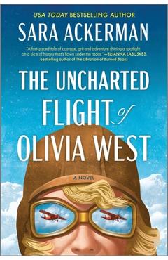 Coperta cărții 'The Uncharted Flight of Olivia West - Sara Ackerman'