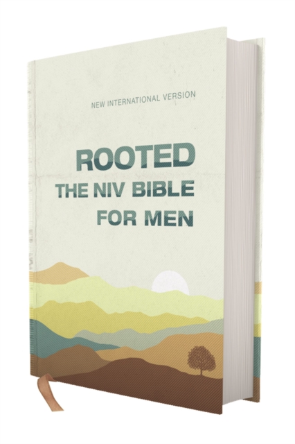 Rooted: The NIV Bible for Men, Hardcover, Cream, Comfort Print - Livingstone Corporation