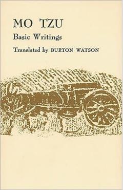 Coperta cărții 'Mo Tzu: Basic Writings - Burton Watson'