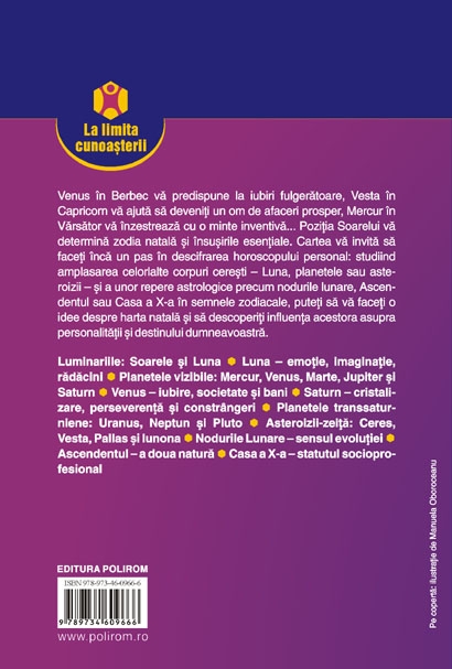 Coperta cărții 'Primul pas spre horoscop - Mihaela Dicu'