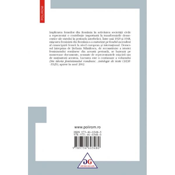 Din istoria feminismului romanesc vol. II - Stefania Mihailescu