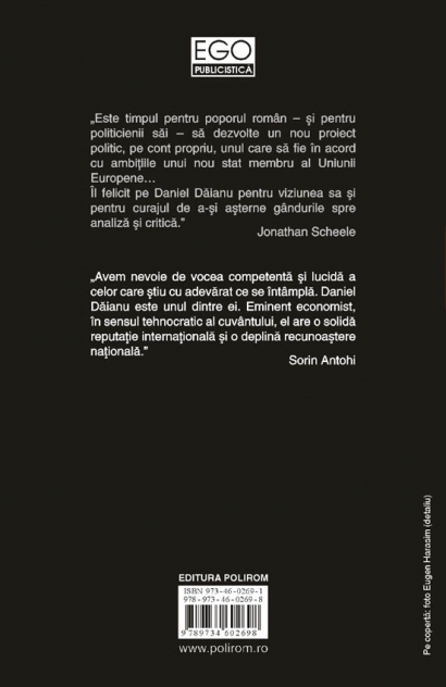 Coperta cărții 'Ce Vom Fi In Uniune - Pariul Modernizarii Romaniei - Daniel Daianu'