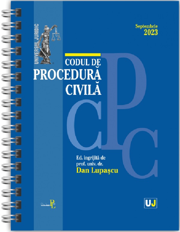 Codul de procedura civila Septembrie 2023 Ed. Spiralata - Dan Lupascu