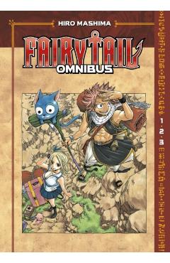 Coperta cărții 'Fairy Tail Omnibus 1 (Vol. 1-3) - Hiro Mashima'
