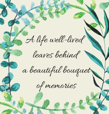 In Loving Memory Condolence Book (Hardback cover) - Lulu And Bell