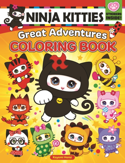 Ninja Kitties Great Adventures Coloring Book - Kayomi Harai