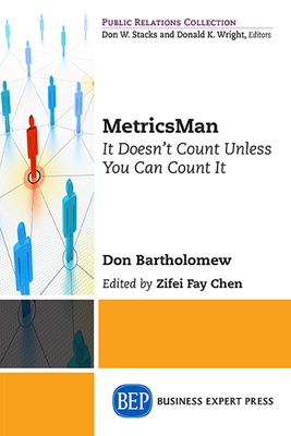 Coperta cărții 'MetricsMan: It Doesn't Count Unless You Can Count It - Don Bartholomew'
