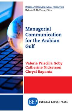 Coperta cărții 'Managerial Communication for the Arabian Gulf - Valerie Priscilla Goby'