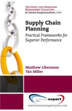 Coperta cărții 'Supply Chain Planning: Practical Frameworks for Superior Performance - Matthew J. Liberatore'