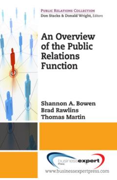 Coperta cărții 'An Overview of the Public Relations Function - Shannon A. Bowen'