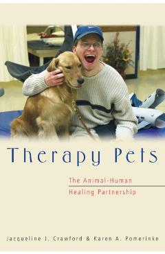 Coperta cărții 'Therapy Pets: The Animal-Human Healing Partnership - Jacqueline Crawford'