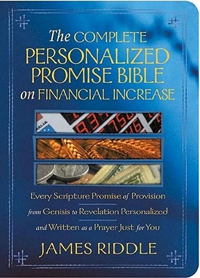 Coperta cărții 'The Complete Personalized Promise Bible on Financial Increase: Every Scripture Promise of Provision, from Genesis to'