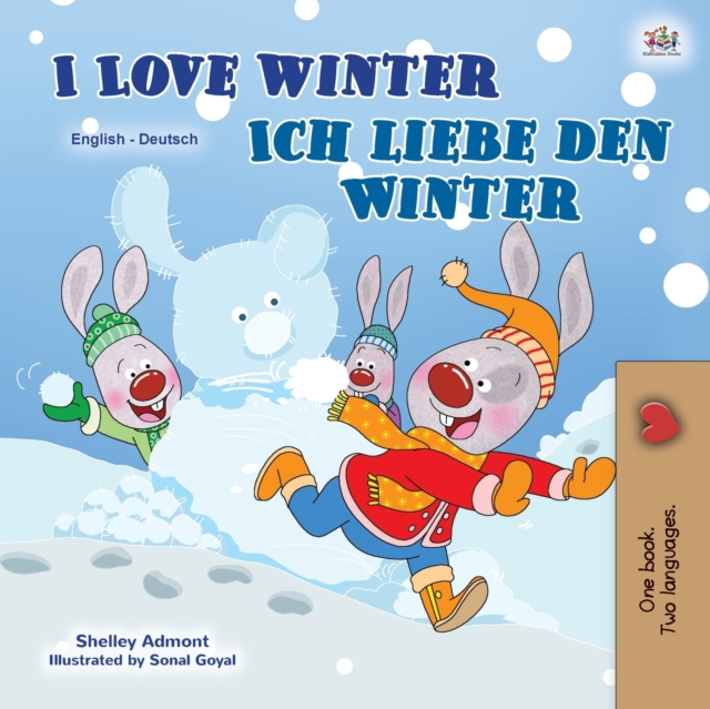 I Love Winter (English German Bilingual Children's Book) - Shelley Admont