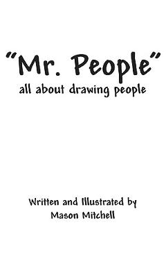 Coperta cărții 'Mr. People: all about drawing people - Mason Mitchell'