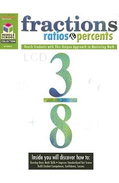 Coperta cărții 'Middle School Collection: Math Reproducible Fractions, Ratios, & Percents - Stckvagn'