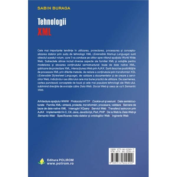  Tehnologii Xml - Sabin Buraga