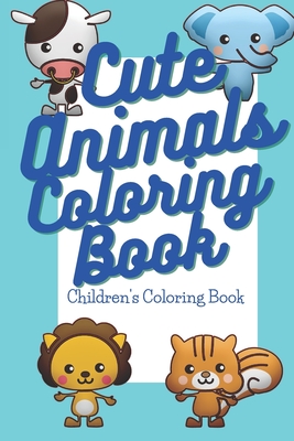 Cute Animals Coloring Book: Pocket Sized Coloring Book with Cute Animals for Children - Serene Scribbles