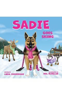 Coperta cărții 'Sadie Goes Skiing - Linda Zimmerman'