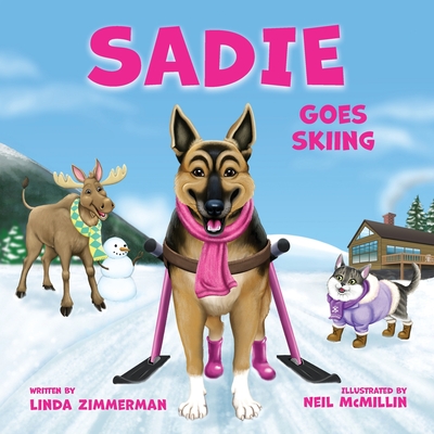 Coperta cărții 'Sadie Goes Skiing - Linda Zimmerman'
