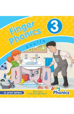 Poza produsului Finger Phonics Book 3: In Print Letters (American English Edition) - Sara Wernham