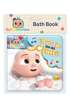 Cocomelon Bath Book Time to Get All Clean