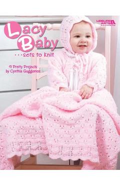 Poza produsului Lacy Baby Sets to Knit (Leisure Arts #4440) - Cynthia Guggemos