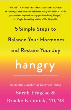 Coperta cărții 'Hangry: 5 Simple Steps to Balance Your Hormones and Restore Your Joy - Sarah Fragoso'