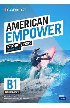 Poza produsului American Empower Pre-Intermediate/B1 Student's Book with eBook [With eBook] - Adrian Doff