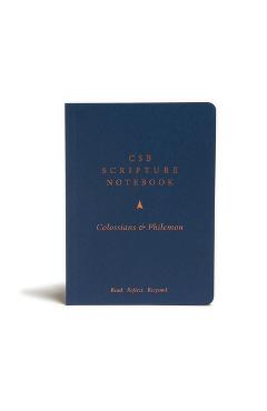 Coperta cărții 'CSB Scripture Notebook, Colossians and Philemon: Read. Reflect. Resopnd. - Csb Bibles By Holman'