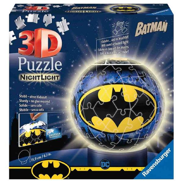 Puzzle 3D luminos. Batman