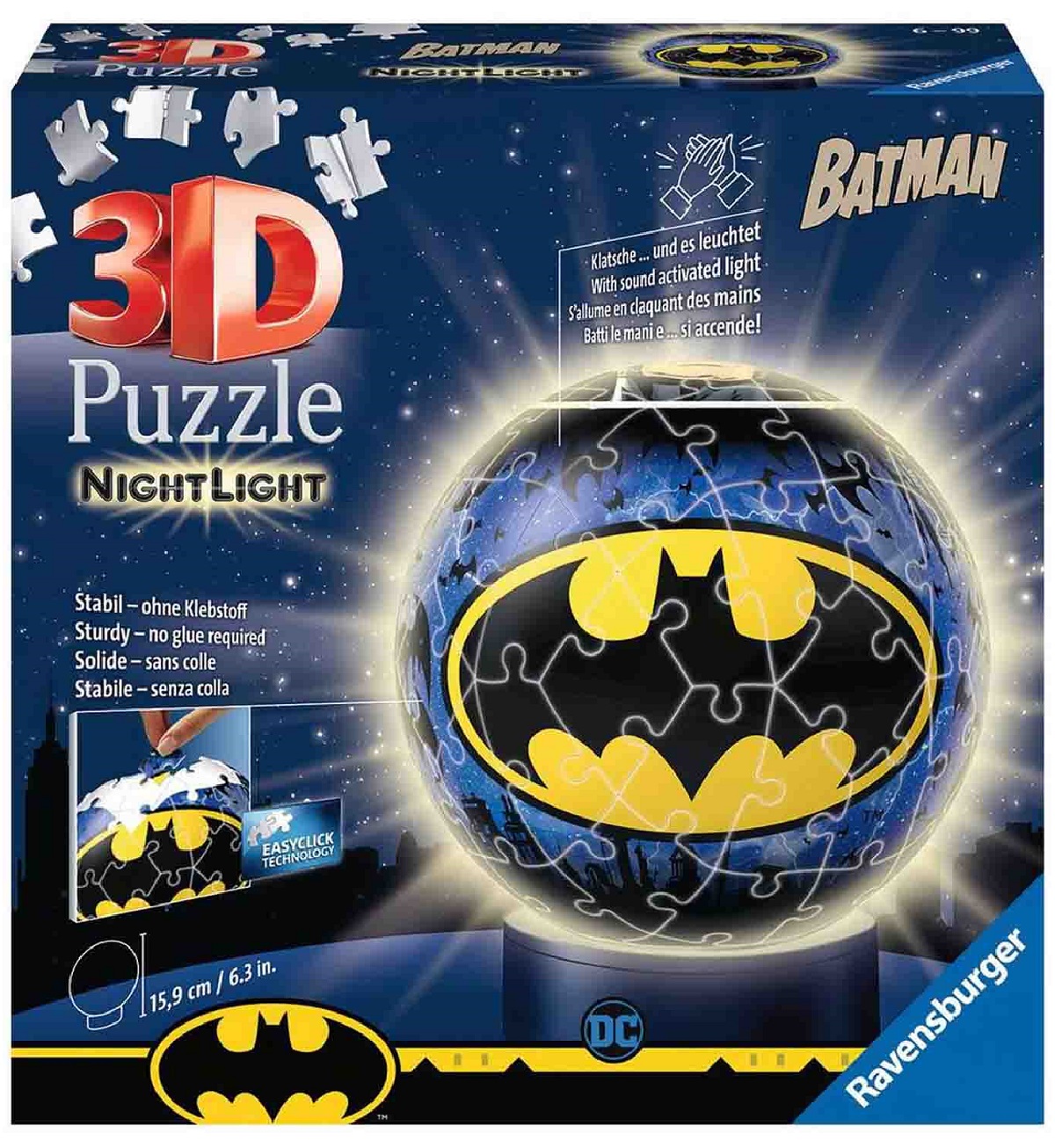 Puzzle 3D luminos. Batman