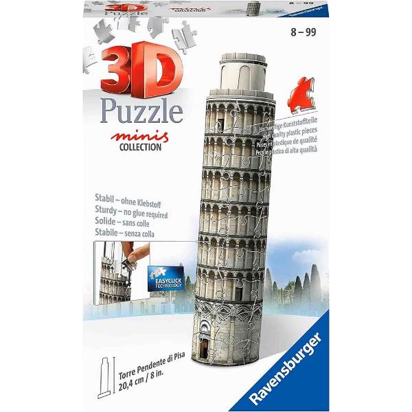 Puzzle 3D. Mini Turnul din Pisa