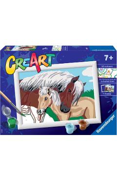 Poza produsului Pictura pe numere. Calut si manz